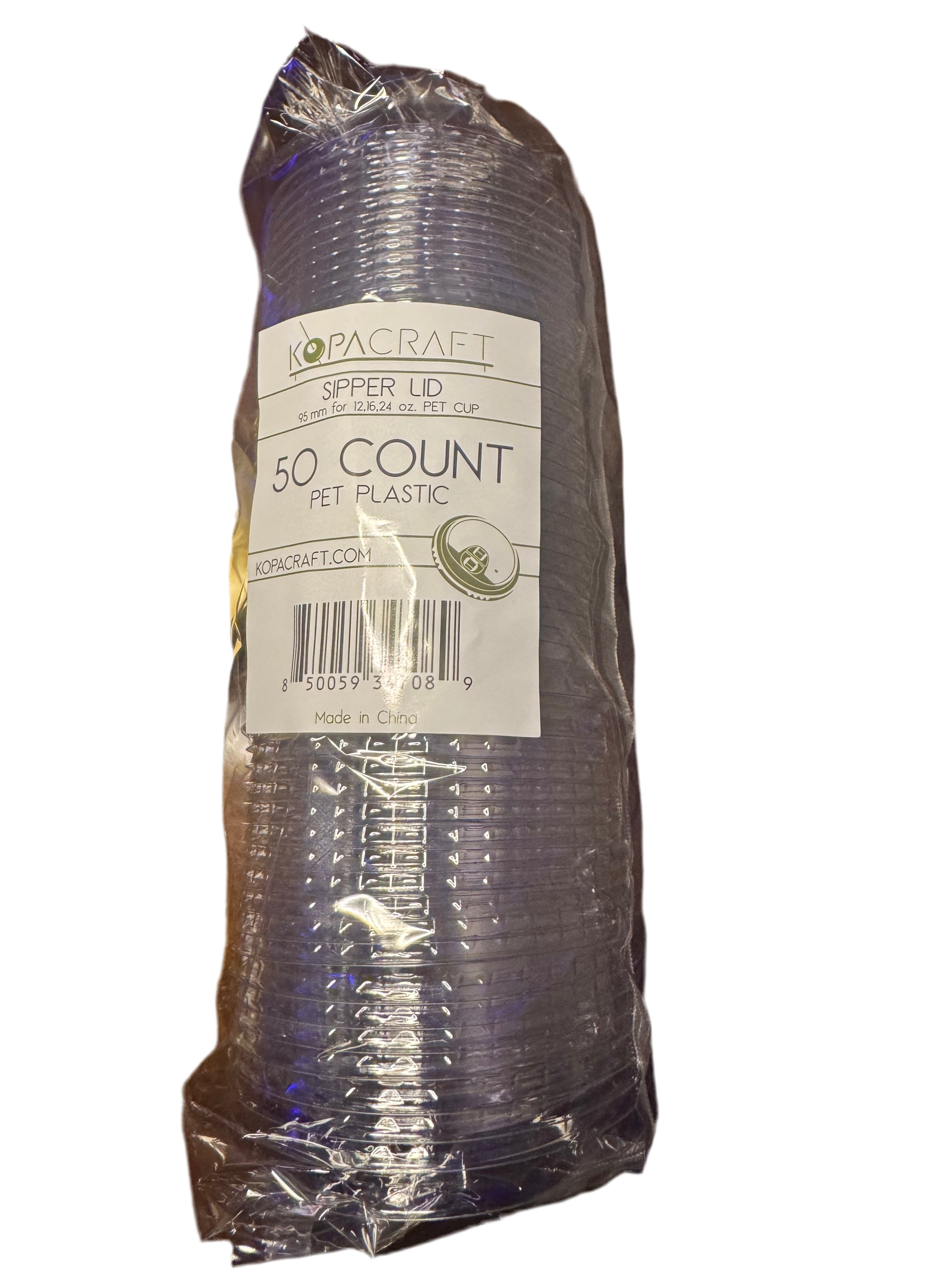 Kopacraft Clear Sipper Lid 95mm (1000/cs)