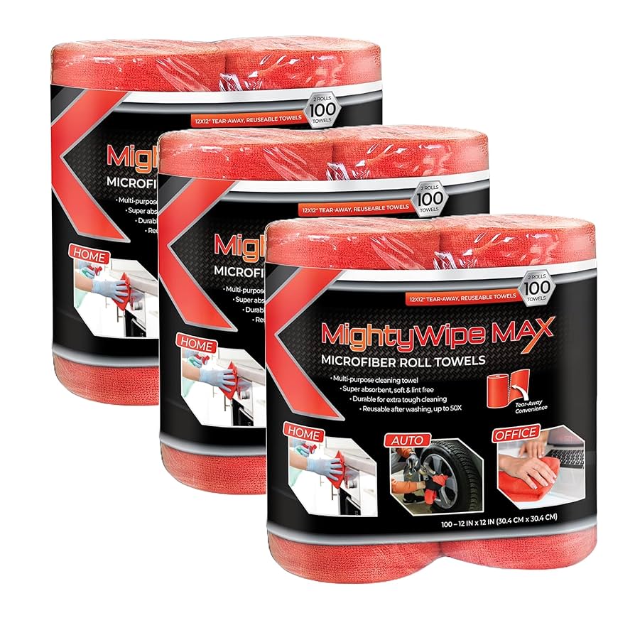 MIGHTYWIPE Max (2pcs/pk). Microfiber towels