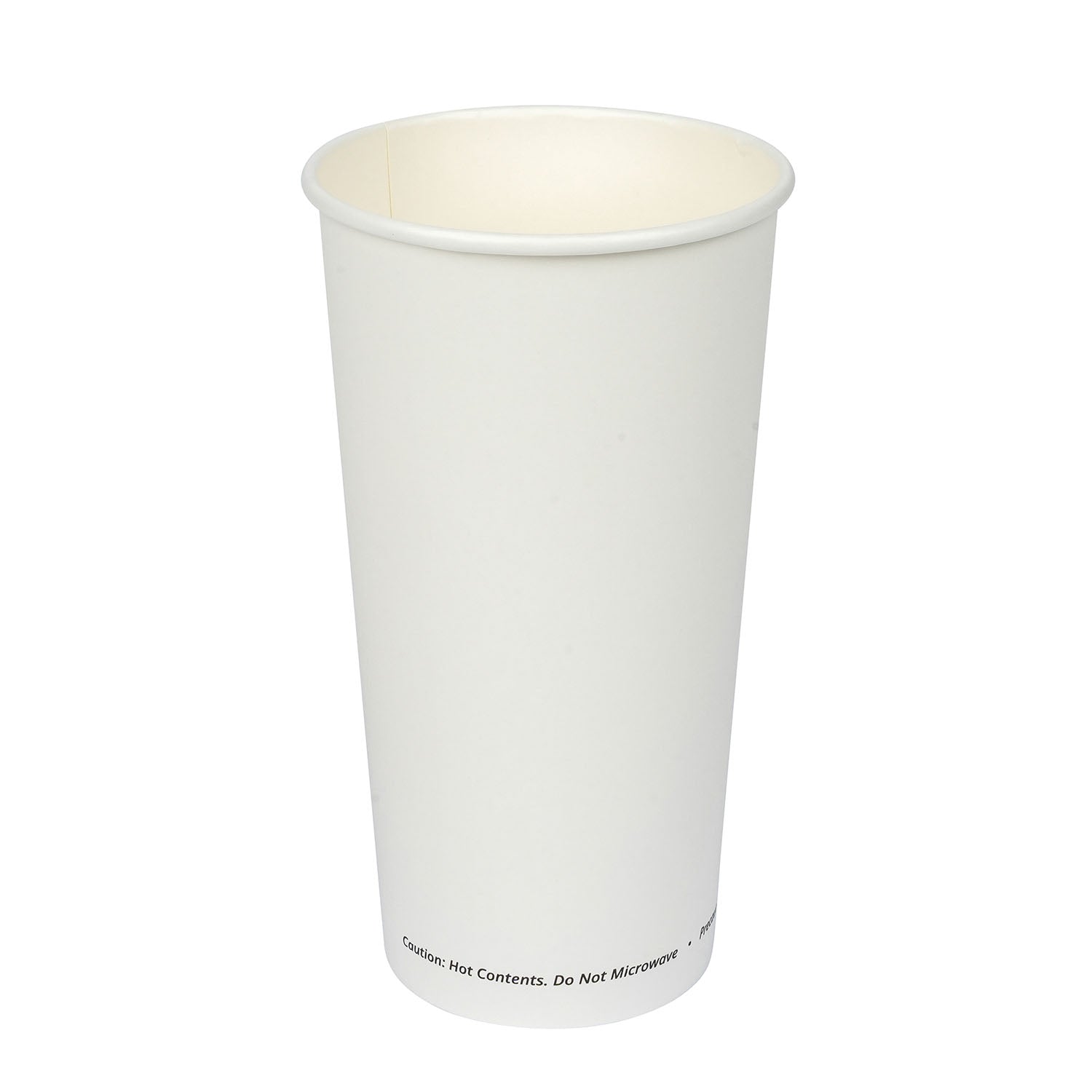 White Single Wall Paper Hot Cup 20oz 90mm (500/cs)