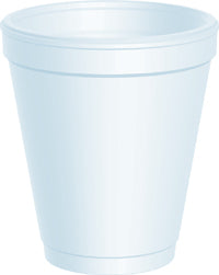 Dart 8J8 Foam Cup 8oz (1000/cs)