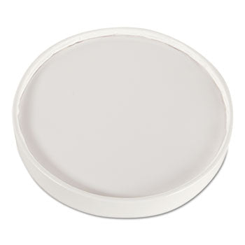 White Paper Flat Lid for Food Container 16oz (1000/cs)