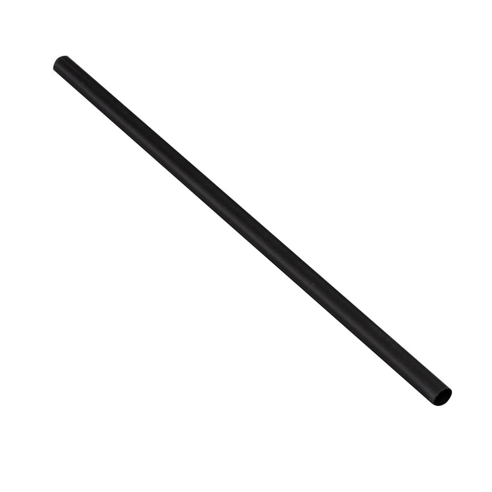 10.25” Jumbo Black Straw unwrapped (2500/cs)