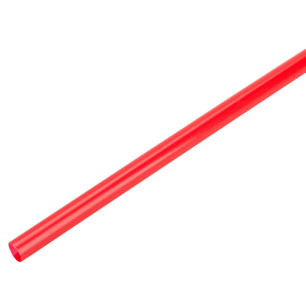 20" Unwrapped Luau Red Straw (500/cs)
