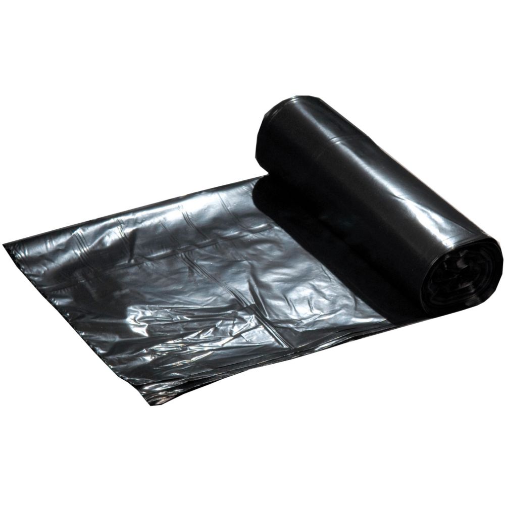 Performance Plus 40x46 1.5Mil Black Liners 40-45Gallon Low Density Liner (100/cs)