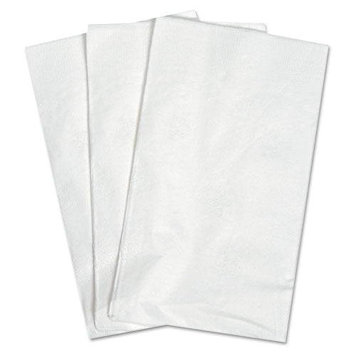 15" x 17" White 2-Ply Dinner Napkin (3000/cs)