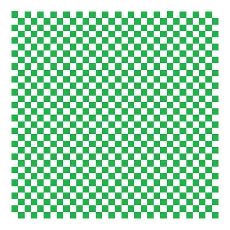Dry Wax Tray 12x12 - Green Checker (5000/cs)