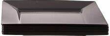 Emi-Yoshi Squares Salad Plate Black 8" (12/10/cs)