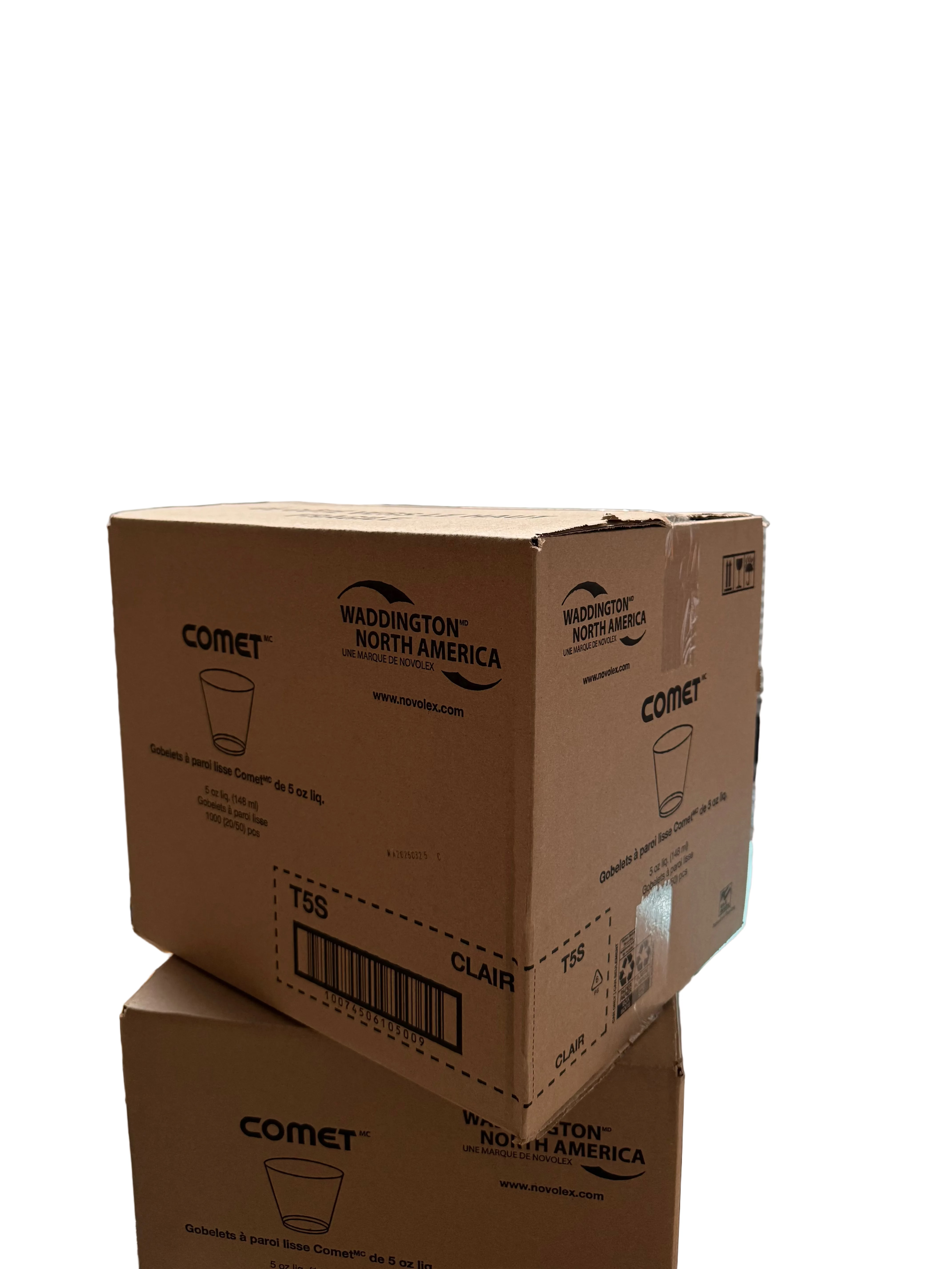 T5S SQUAT TUMBLERS 5-OZ CLEAR 1000/cs