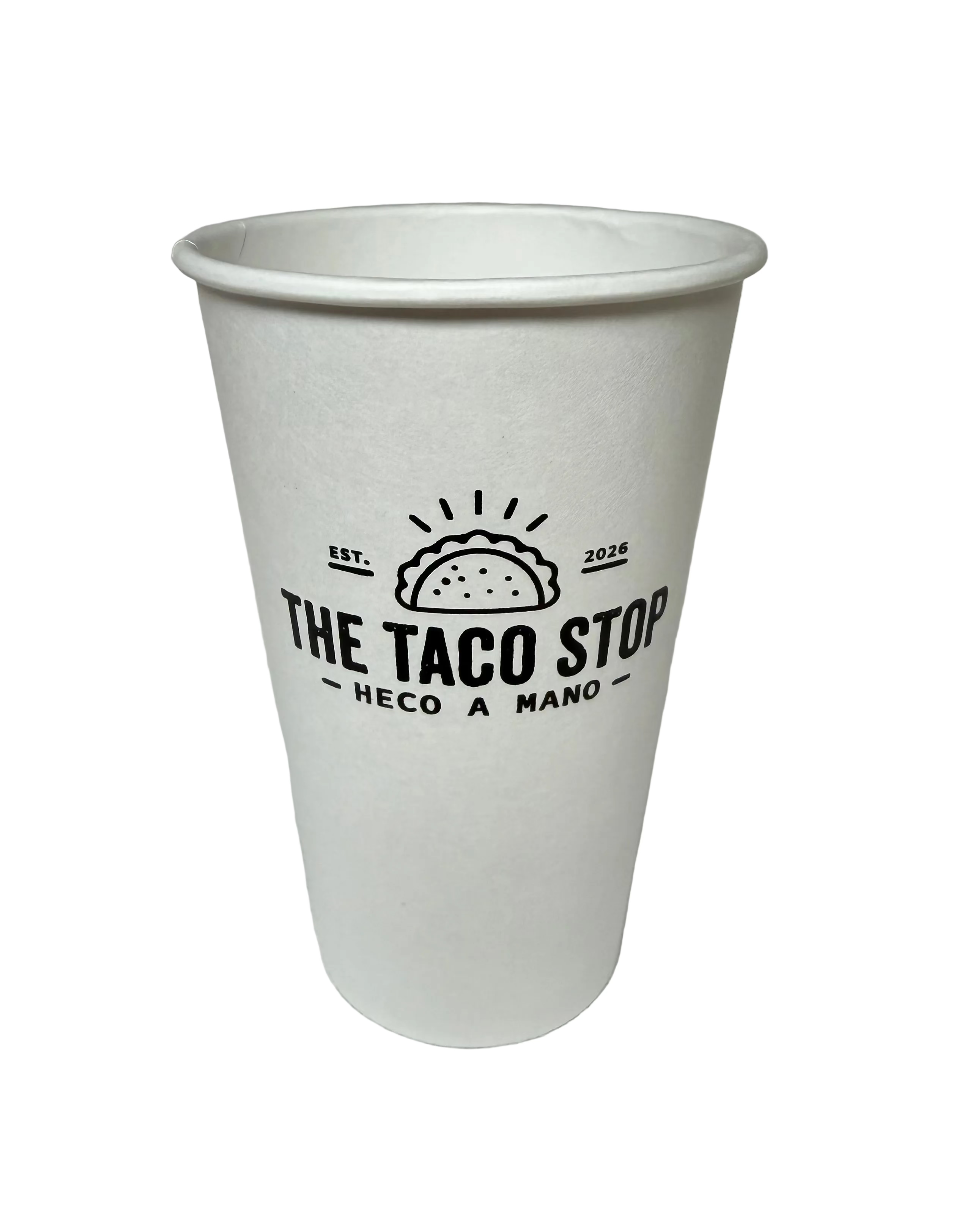 The Taco Stop Paper Cup Print 16oz (1000/cs)