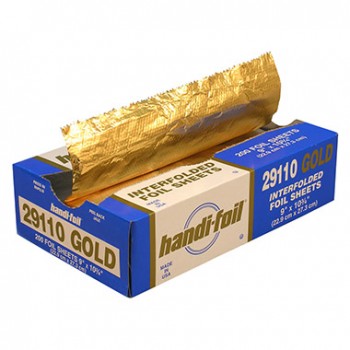9 x 10.75" Gold Interfolded Pop-up Foil Sheet (2400/cs)