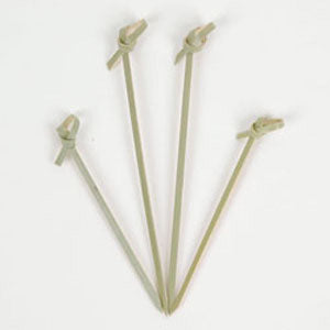 Kopacraft 4.5" Bamboo Flower Knot Picks (100pcs)