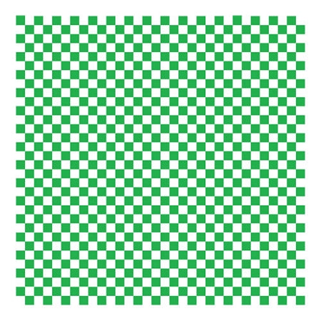Dry Wax Tray 12x12 - Green Checker (5000/cs)