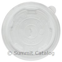 PP Flat Lid for 12oz Paper Food Container (1000/cs)